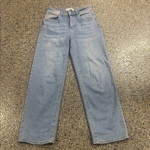 High-Rise Wide Leg Light Blue Jeans 1/25